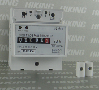 DDS238-4 Single Phase DIN-rail KWH Meter (Single Phase DIN-rail Meter, Single Phase DIN-rail Watt-hour Meter, Single Phase DIN-rail Energy Meter)