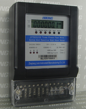 DSS(X)238, DTS(X)238 Three Phase Composite Active and Reactive KWH Meter (Three Phase Meter, Three Phase Watt-hour Meter, Three Phase Energy Meter)