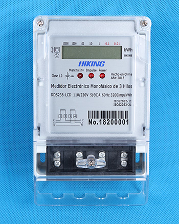 DDS238 single phase three wire type (Single Phase Three Wire Watt-hour Meter, Single Phase Three Wire KWH Meter, Single Phase Three Wire Energy Meter)