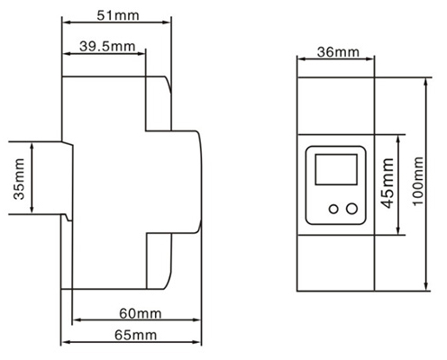 DDS238-2 single phase din rail type watt hour meter (D1202/D1209)