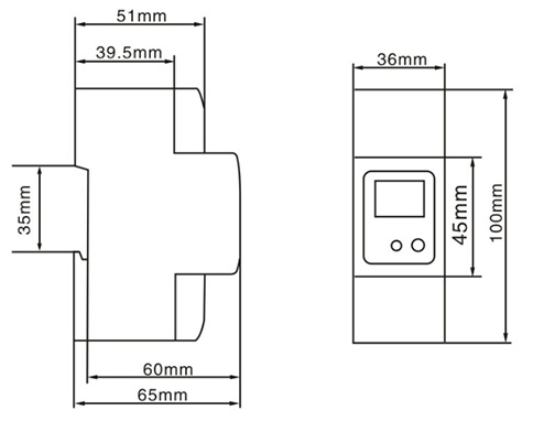 DDS238-2 ZN/S single phase din rail type watt hour meter (D1205/D1207)