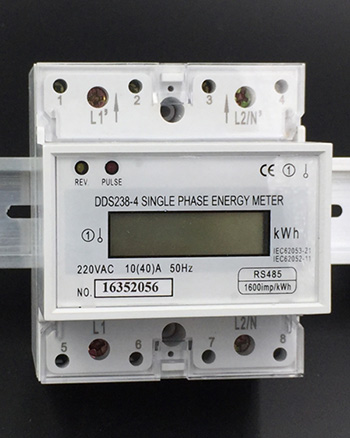 Single Phase Din Rail Type Energy Meter (Single Phase Din Rail Type Watt-hour Meter, Single Phase Din Rail Type KWH Meter)