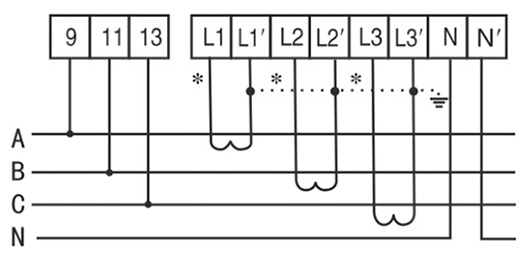 DT(S)S238-7 M three phase din rail type watt hour meter (D3705)