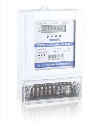 DTS (S) 238 Three phase RS485 type watt hour meter (Three Phase RS485 Type Watt Hour Meter, Three Phase RS485 Type KWH Meter, Three Phase RS485 Type Energy Meter)