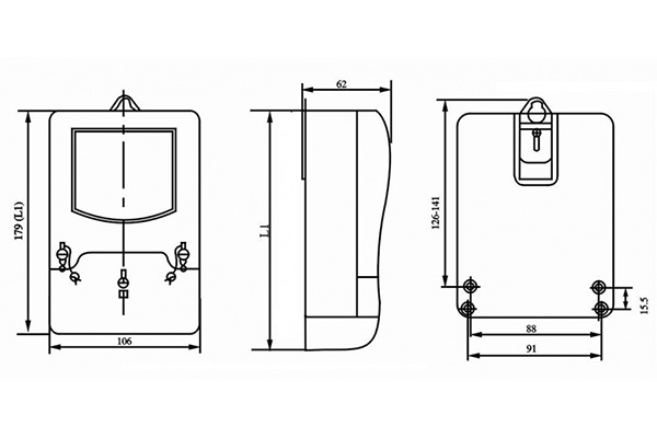 DDS238 Single Phase KWH Meter  (Single Phase Meter, Single Phase Watt-hour Meter, Single Phase Energy Meter)